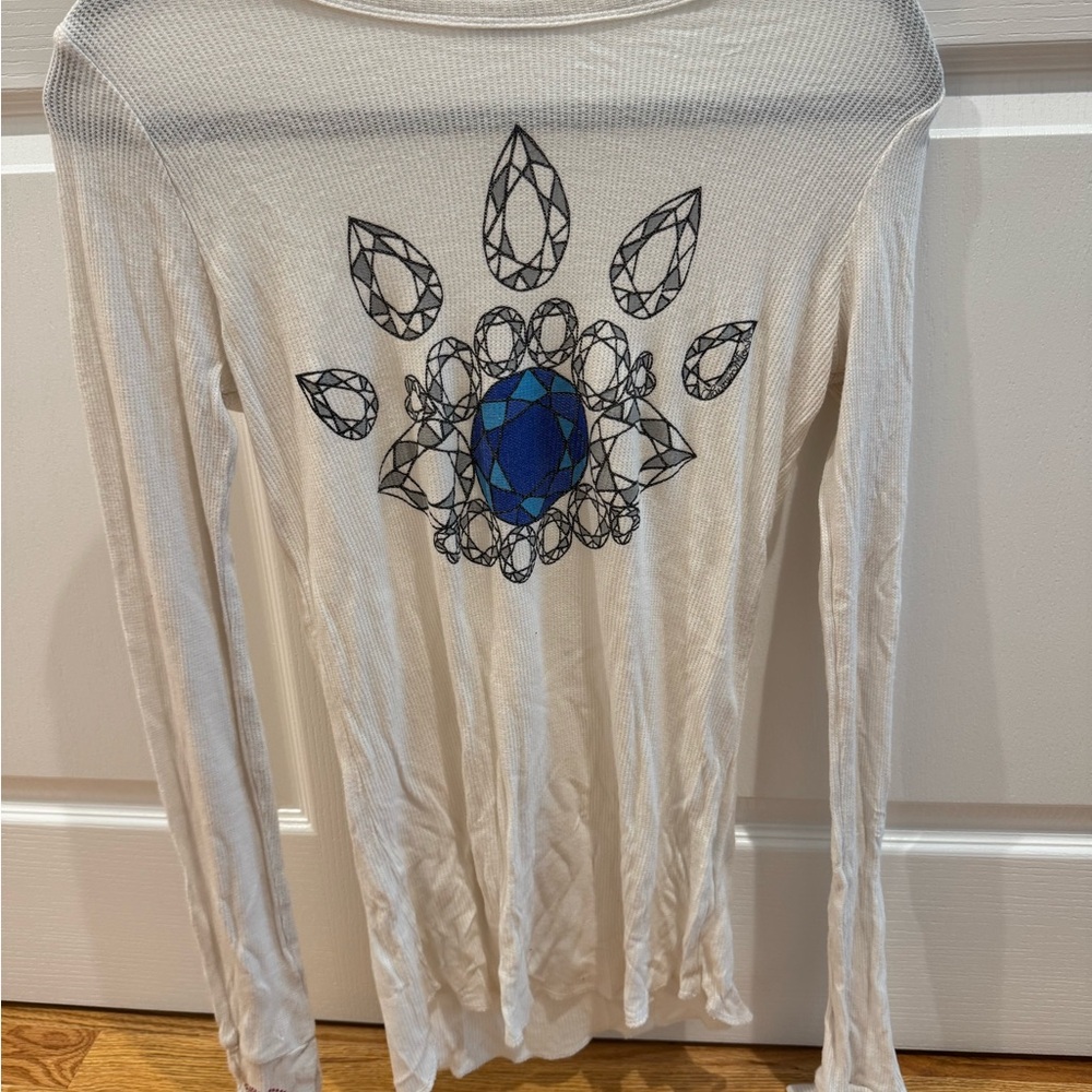 Vintage Havana Black and Gray Tie-Dye Sweater - Picture 7 of 7